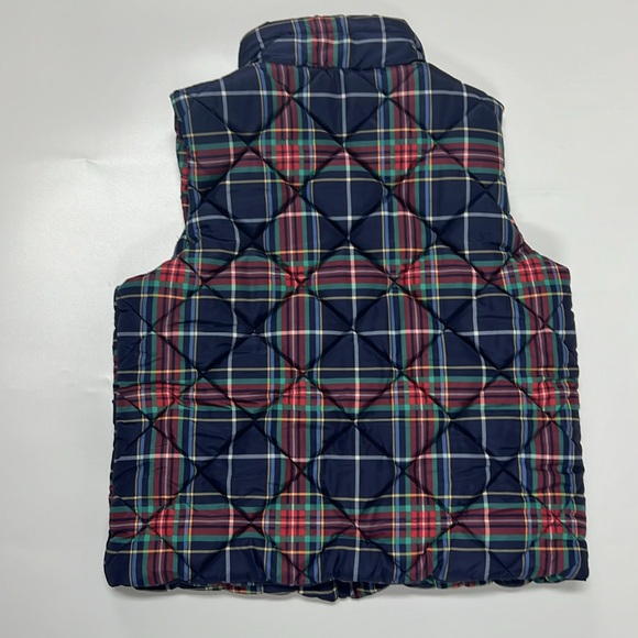 Vera Bradley Plaid Puffer Vest Size Medium - Picture 2 of 5
